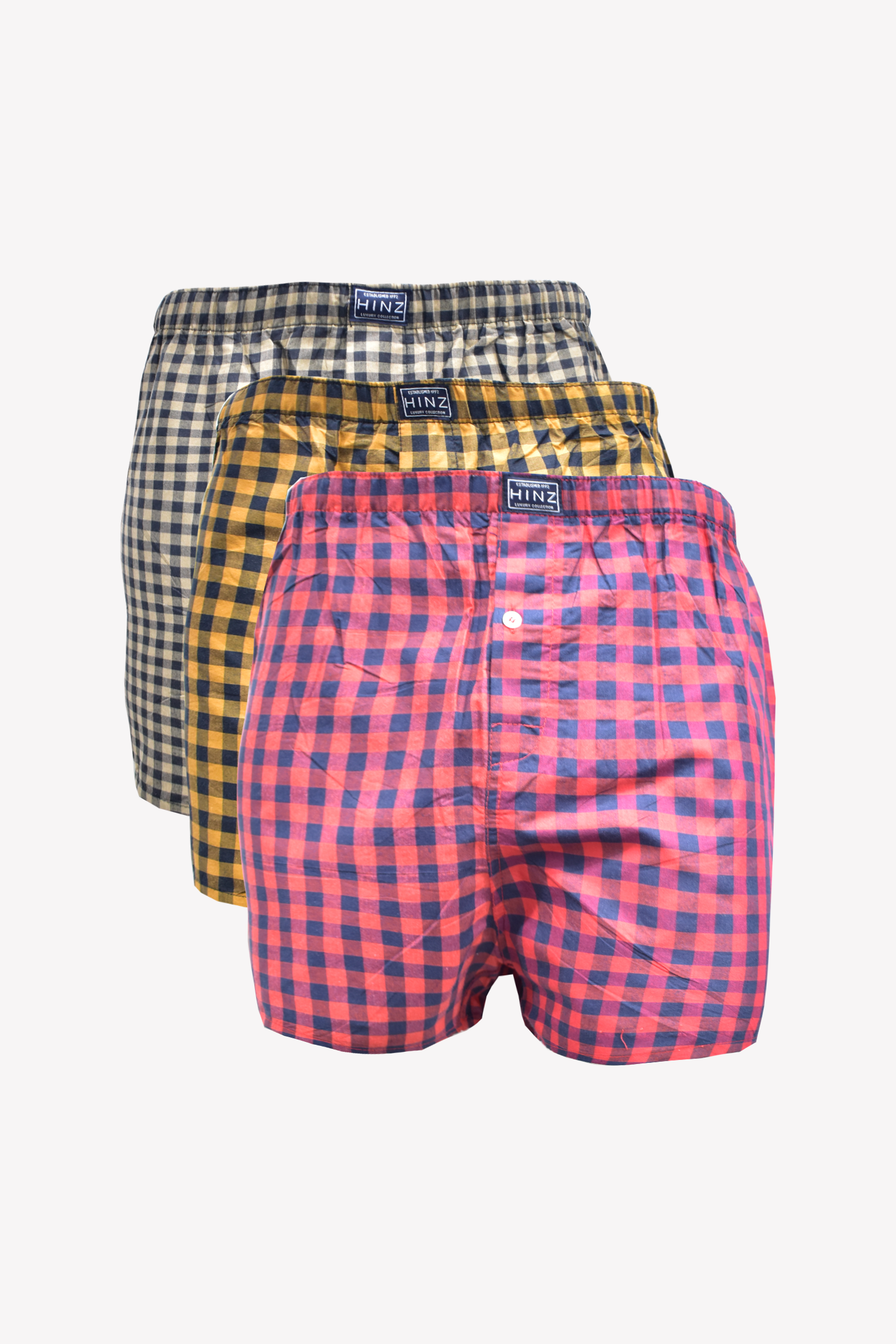 Best Men s Signature Cotton Boxer Shorts Multi Colors 502 Hinz