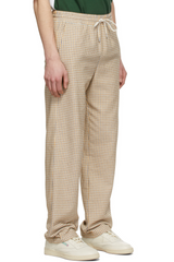 Men's Essential Cotton  Wide-Check Trouser - Hinz Knit