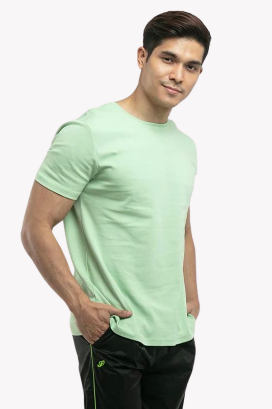 Cotton Short Sleeve T-Shirt (Stretchable)