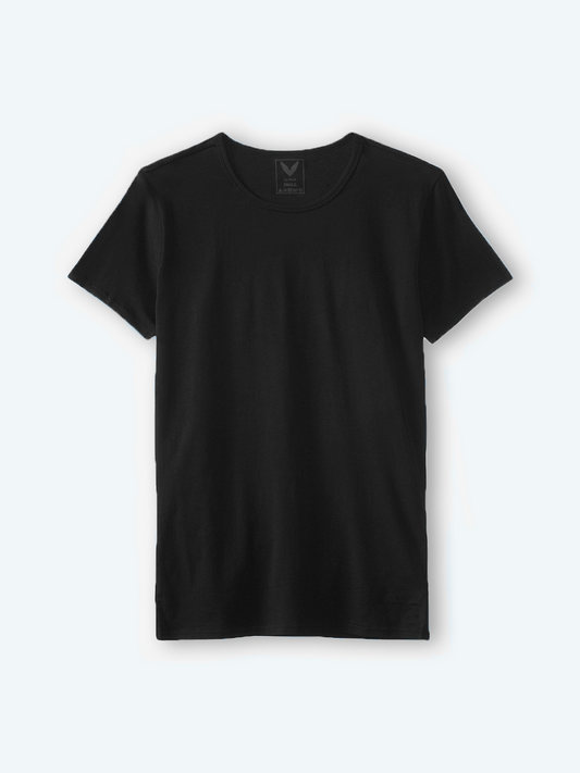 Cotton Lycra Short Sleeve T-Shirt (Stretchable)