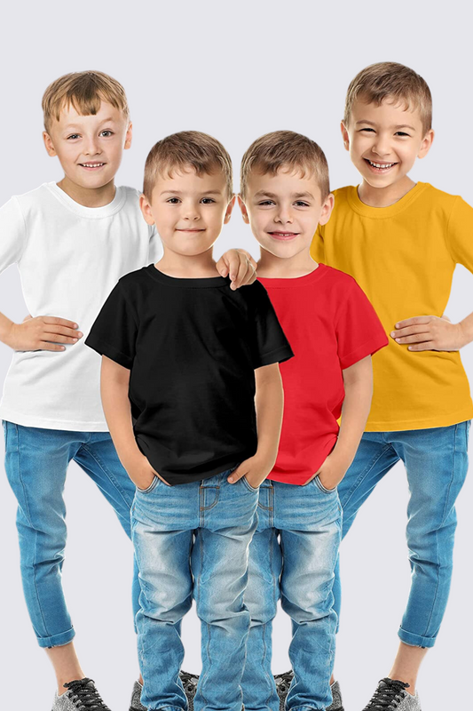 Kids Essentials Tops (Pack of 3) Half Sleeves - Hinz Knit