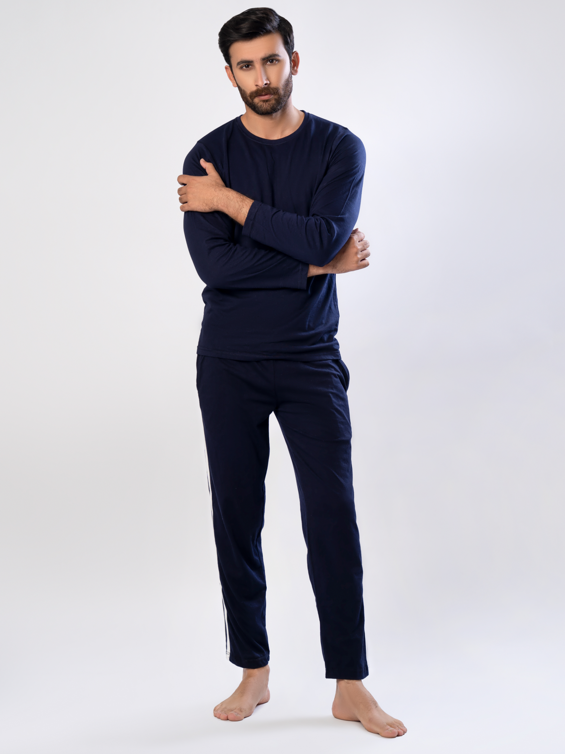 Men's Essential Night Suit (Full Sleeves) - Hinz Knit