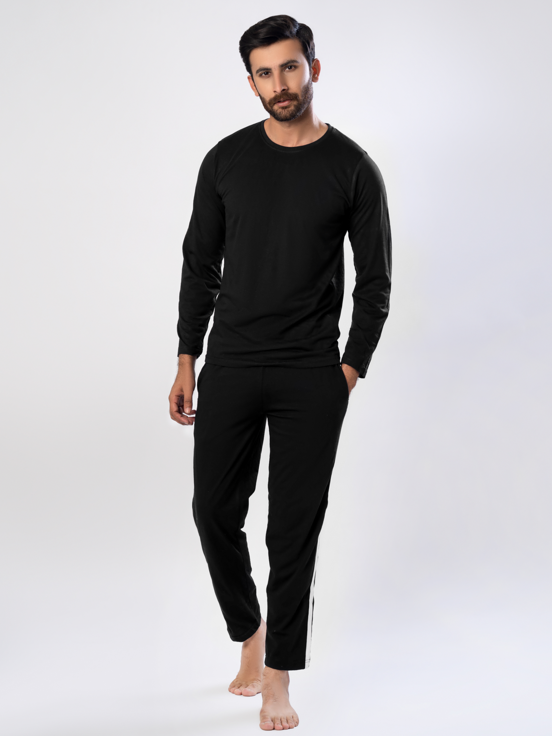 Men's Essential Night Suit (Full Sleeves) - Hinz Knit