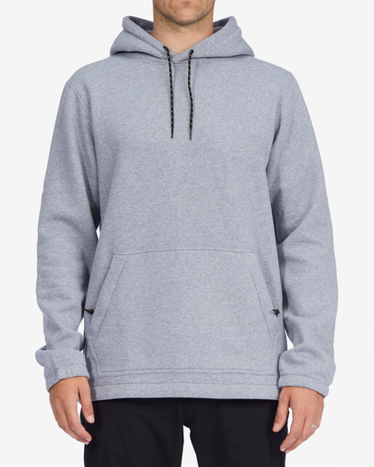 Men's Premium Fleece- Hoodie (Grey) - Hinz Knit