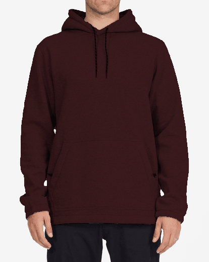 Dark top burgundy hoodie
