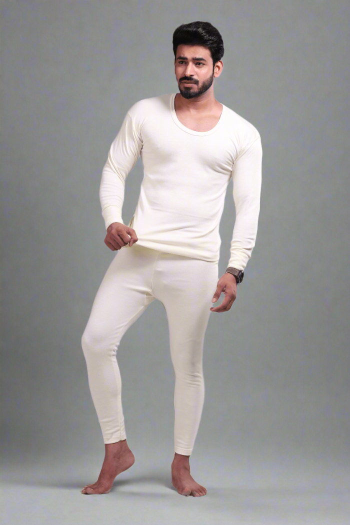 Men's Plain Thermal Top (999) - Hinz Knit