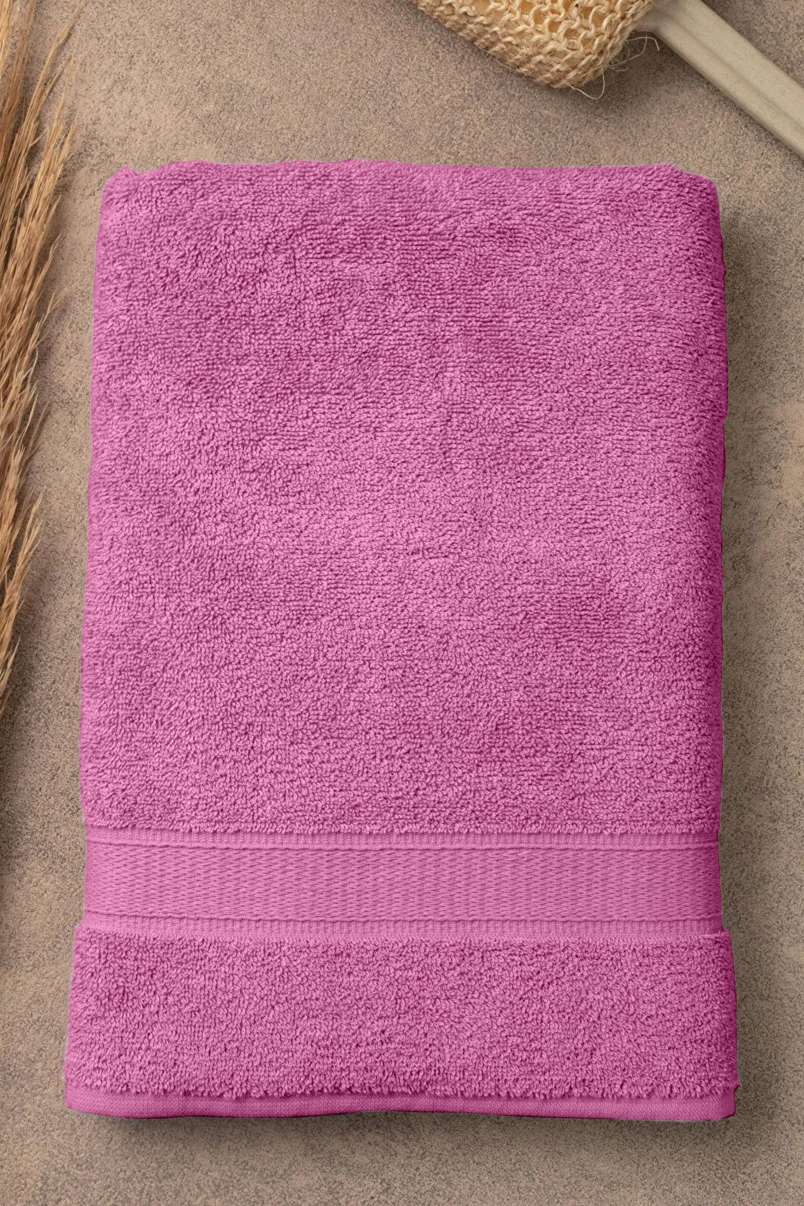 Cotton (1-Pcs) Bath Size Towels (24x40)