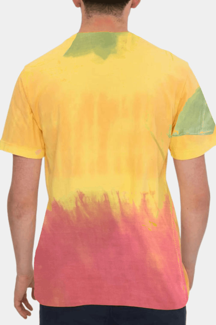 Tie Dye Solid Essentials Tops - Half Sleeves - Hinz Knit