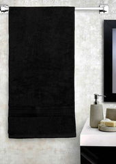 zero twist (1-Pcs) Bath Size Towel (27x54) Black