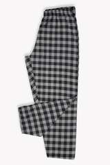 Men's Essential Poly-Cotton Check Trouser - Hinz Knit