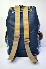 Unisex Geo Pattern Flap Backpack (adult)