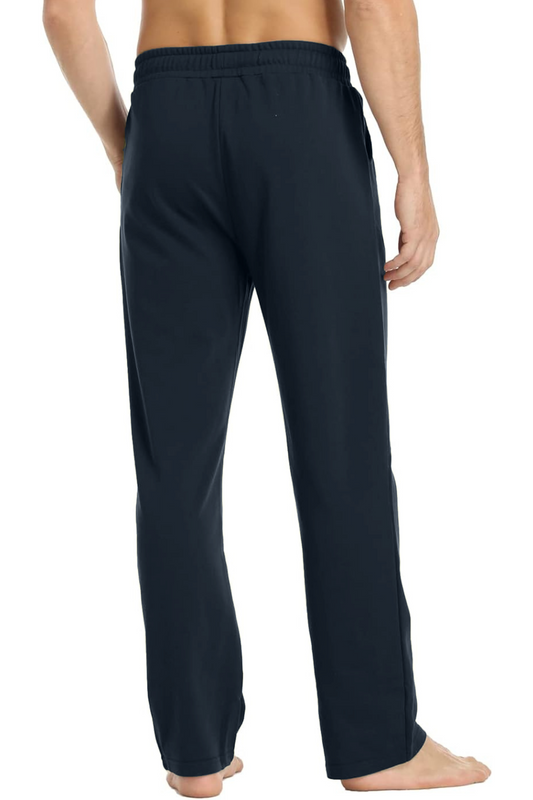 Max All Season Solid Trouser (Terry) Navy