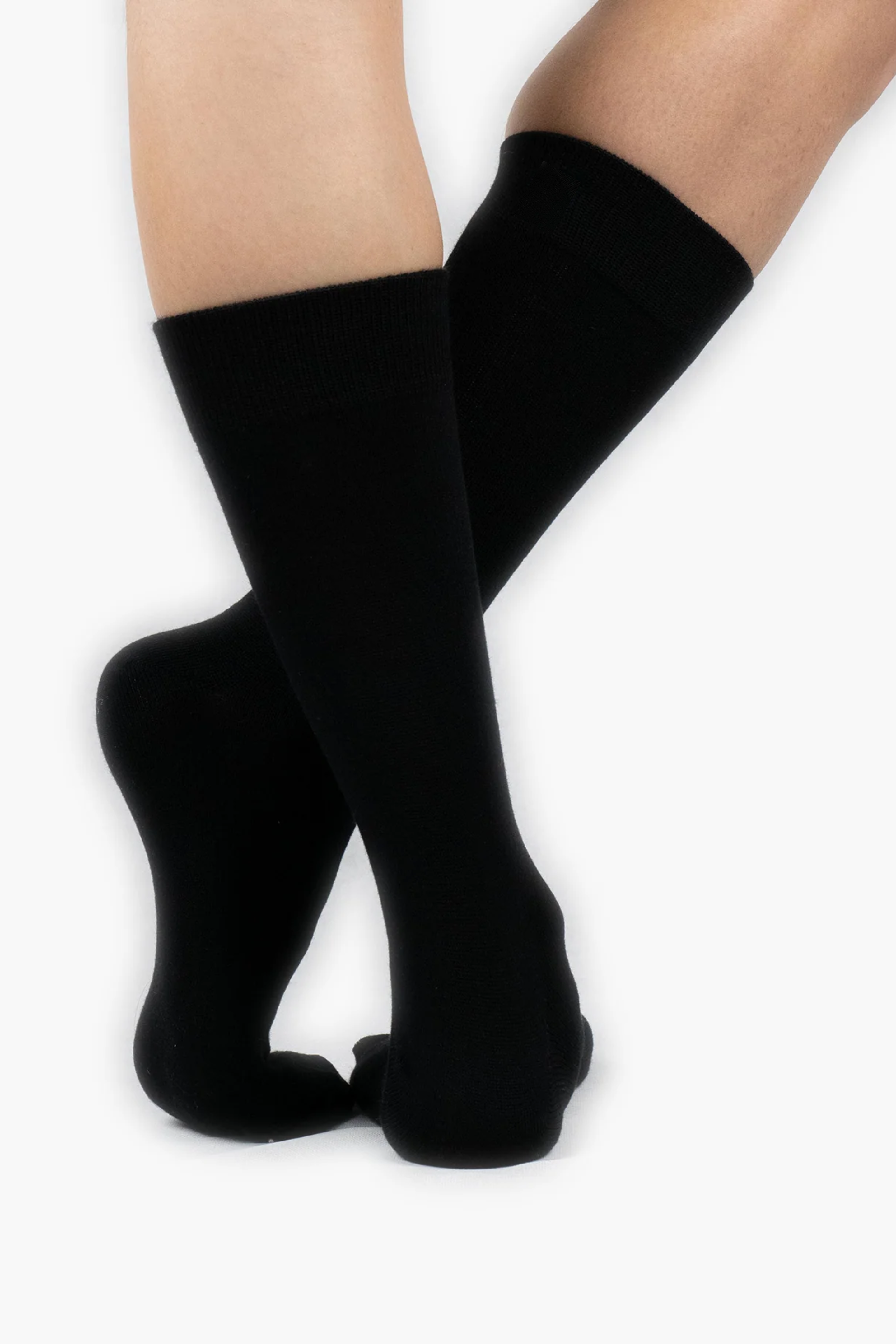 Mercerized Solid Socks (Pack of 5) Plain