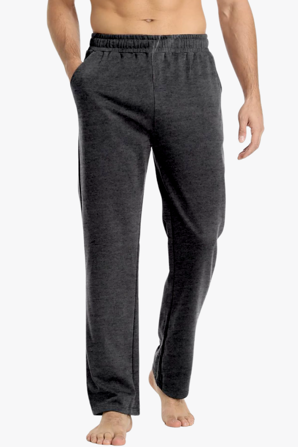 Max All Season Solid Trouser (Terry) Charcoal
