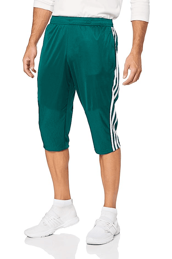 Cotton-Rib All Season Three Quarters Shorts (turquoise)