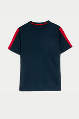 Unisex Active T-Shirt and Shorts Red & Navy