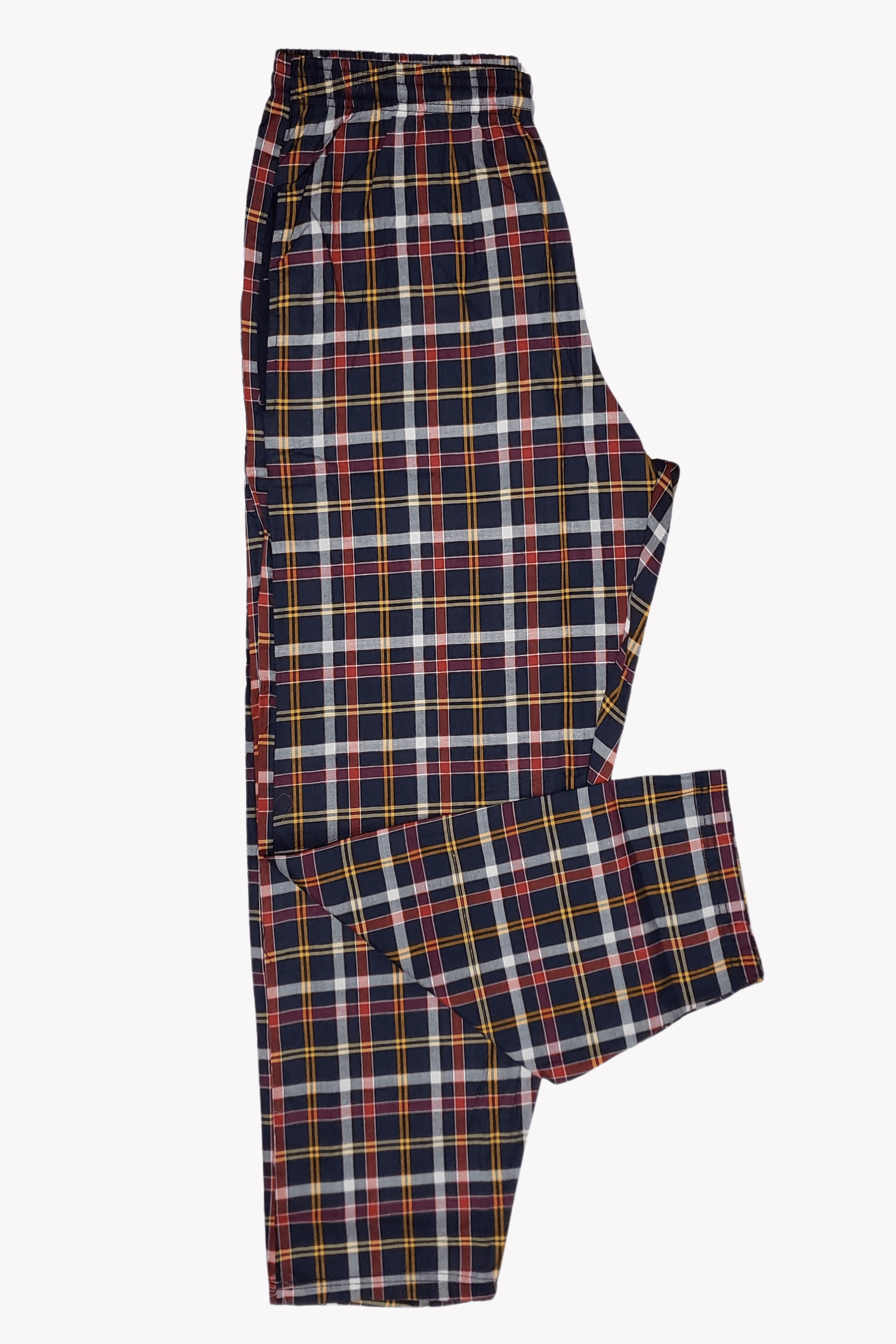 Men's Essential Poly-Cotton  Wide-Check Trouser - Hinz Knit