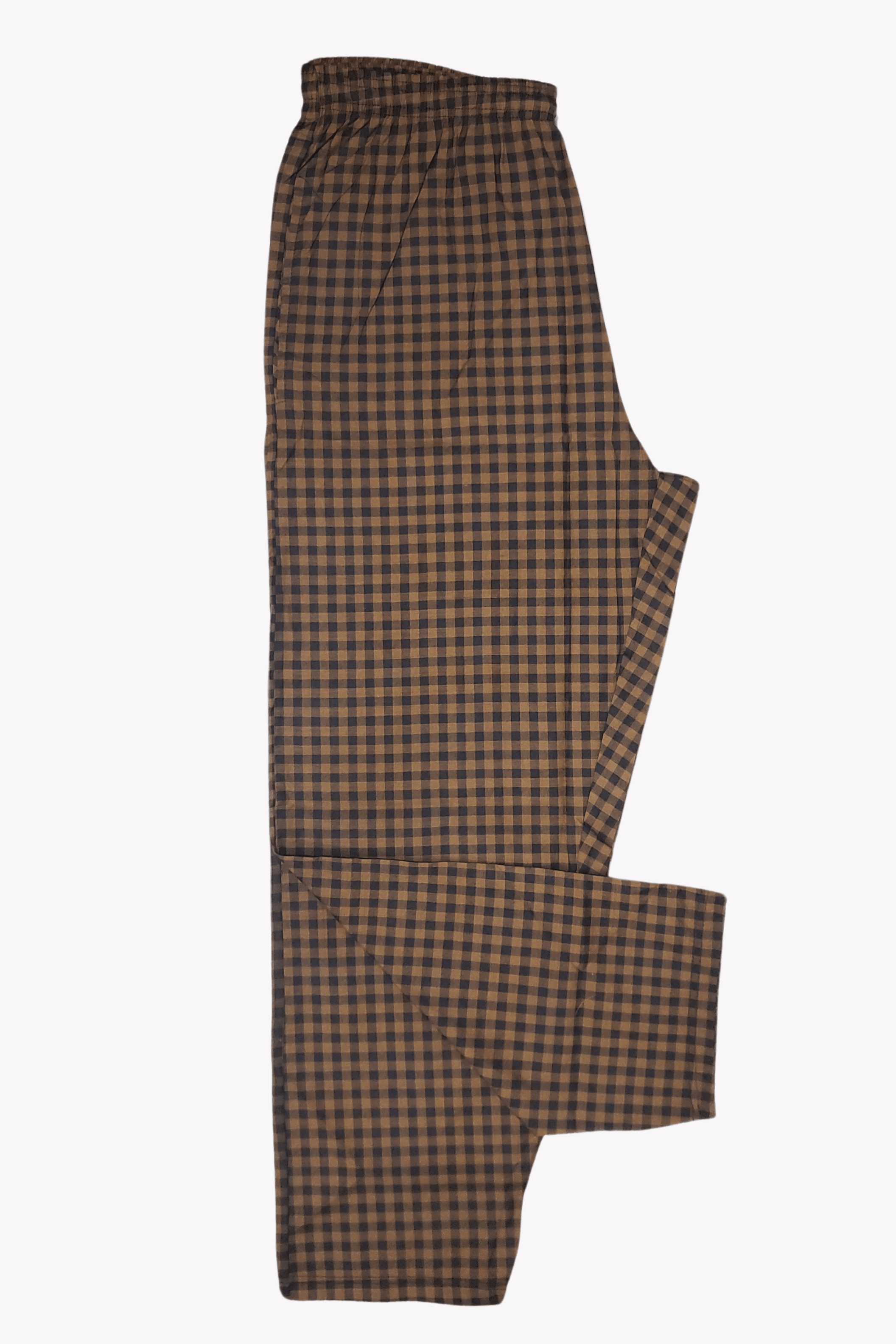 Men's Essential Poly-Cotton  Wide-Check Trouser - Hinz Knit