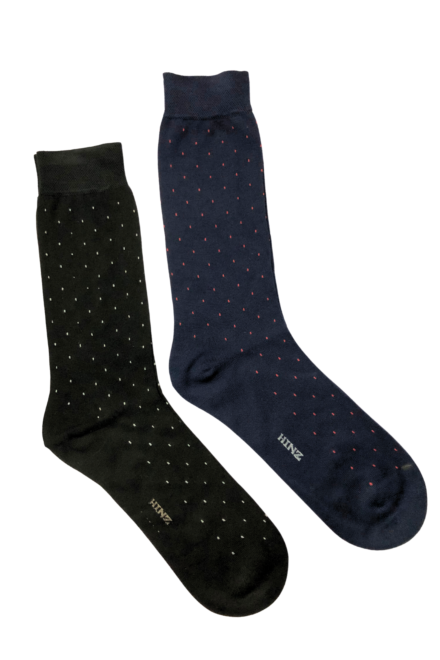 Premium Dotted Socks Pack of 4 (Black & Blue)