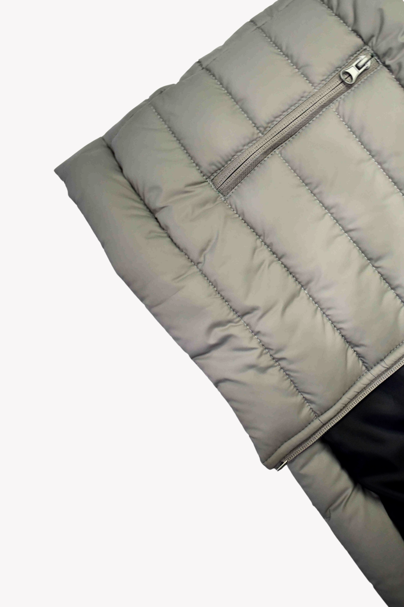 Hinz Luxury Puffer Jacket (Mat-Grey) - Hinz Knit