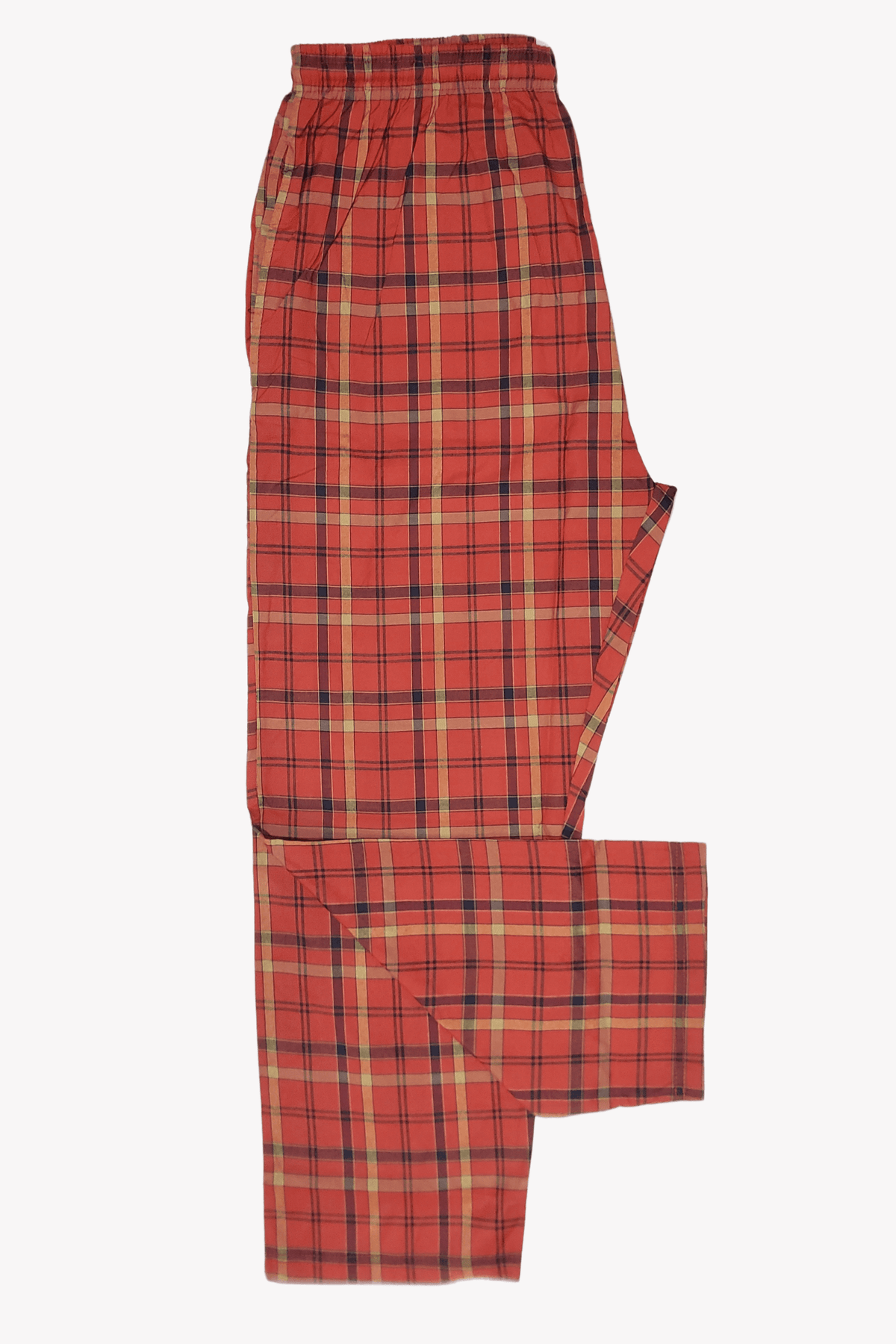 Men's Essential Poly-Cotton  Wide-Check Trouser - Hinz Knit