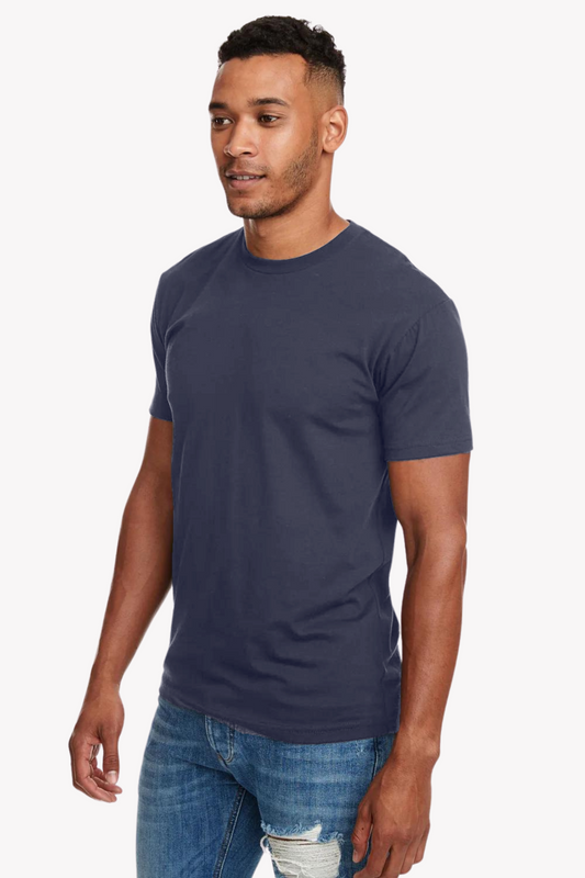 Cotton Short Sleeve T-Shirt (Stretchable) purple