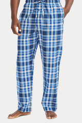 Men's Essential Cotton Check Trouser - Hinz Knit