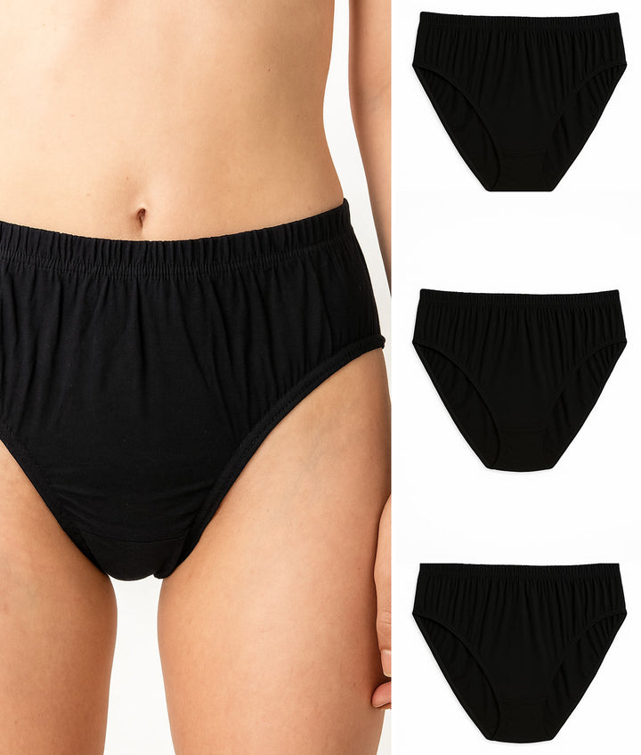 Black Briefs for Women pack of 3 by hinz
