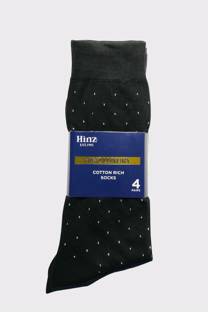 Black dotted crew socks pakistan by hinz