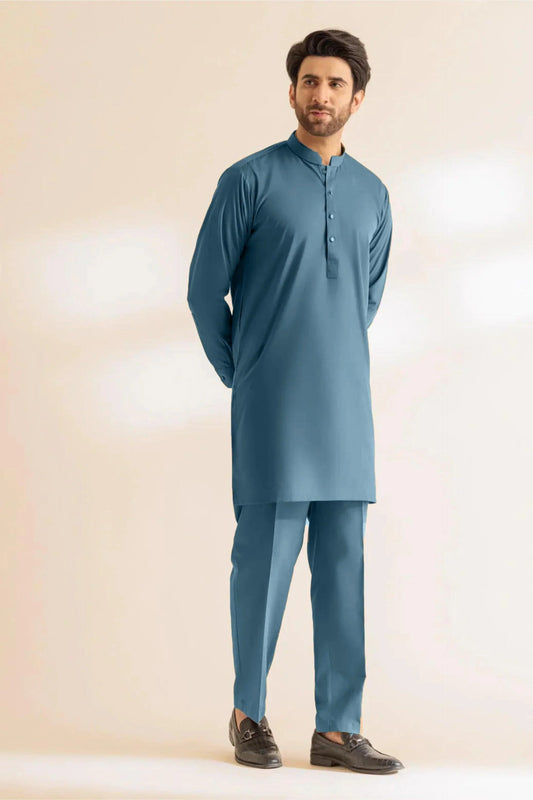 Royal Blue Kurta Pajama For Men