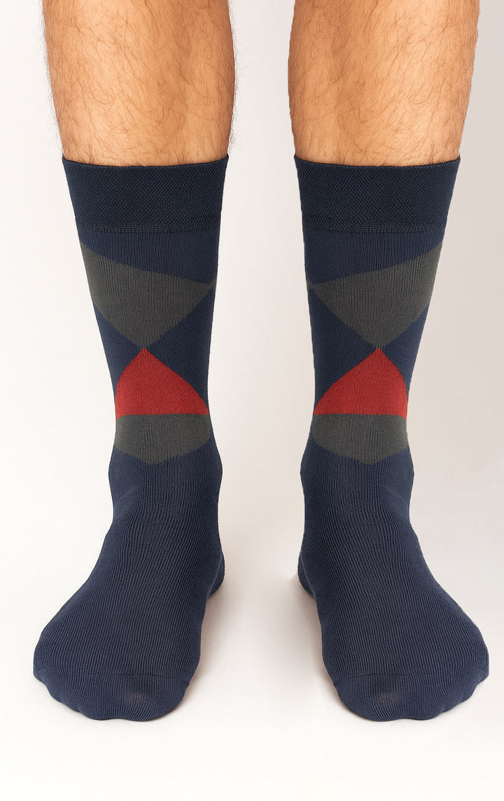 Blue Long Socks for men in pakistan by hinz