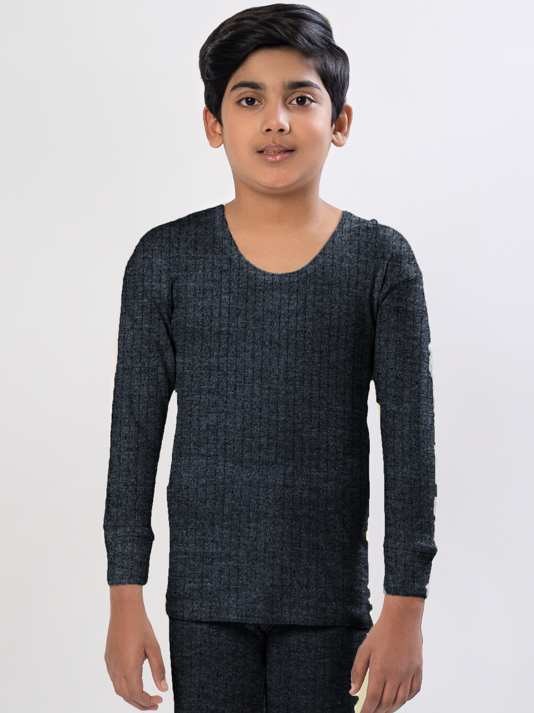 Kids Classic Thermal Top (Charcoal)