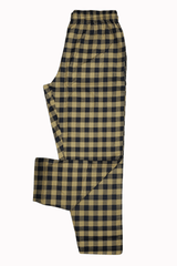 Men's Essential Poly-Cotton Check Trouser - Hinz Knit