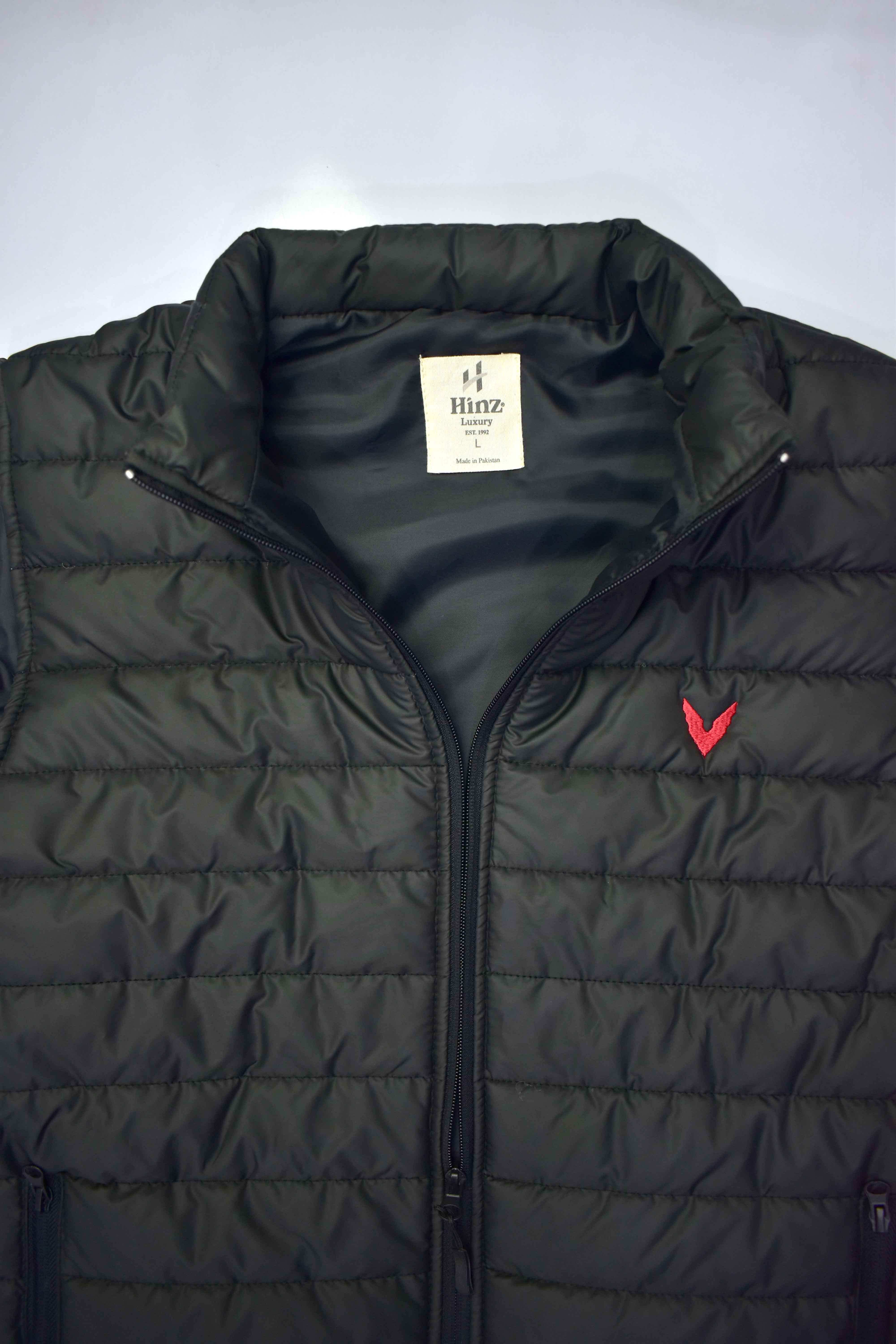 Hinz Luxury Puffer Jacket (Black)