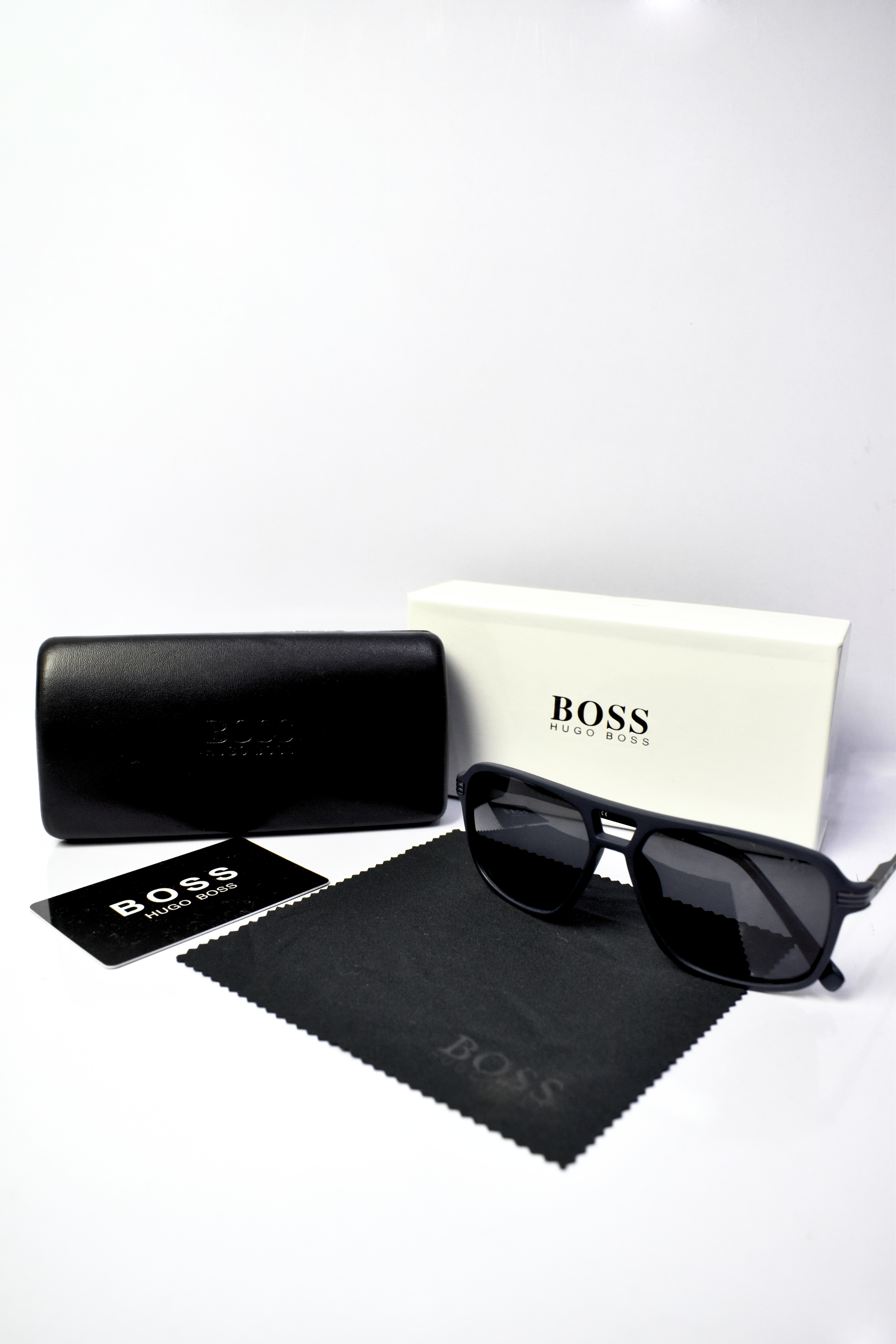 Boss Polarized Sun Glasses 0018 (Black)