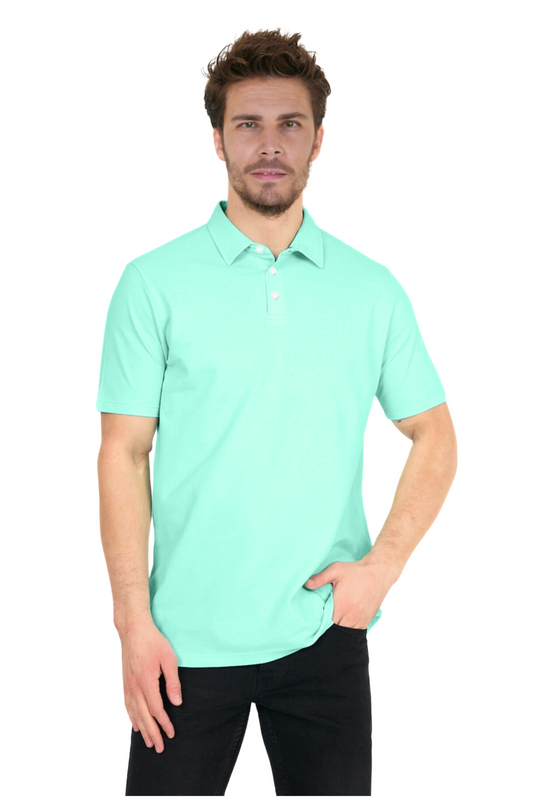 Men's Plain Polo Shirt (Sea green)