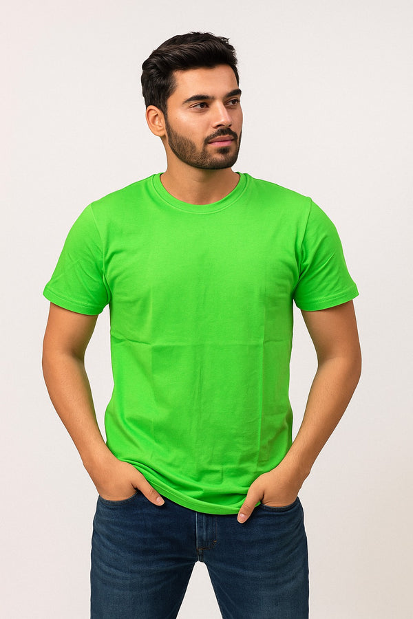 Men’s Essential Round Neck (Short Sleeves) (Pastel Green)