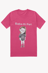 Kids Basic Printed Top  Half Sleeve