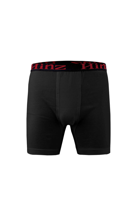 Men's Signature Cotton Boxer Shorts (Black) 502