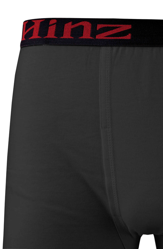 Men's Signature Cotton Boxer Shorts (Black) 502