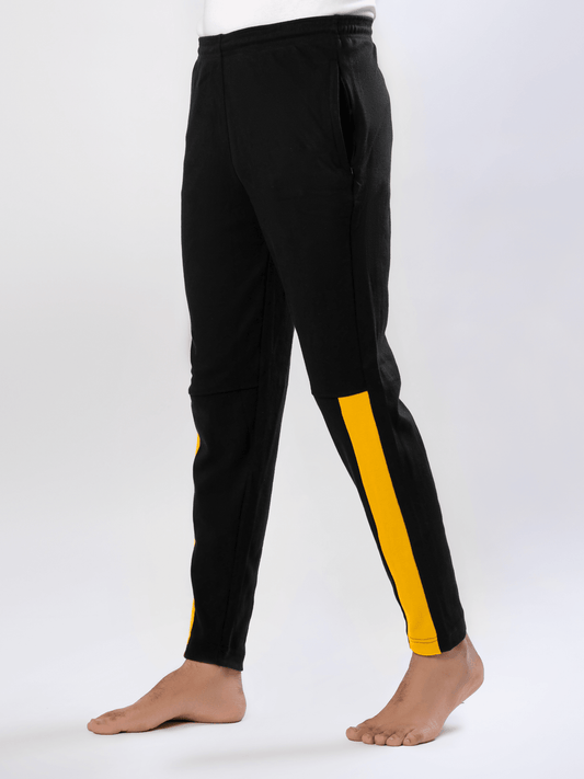 Max Zipper Premium Fitted Trouser (Black) - Hinz Knit