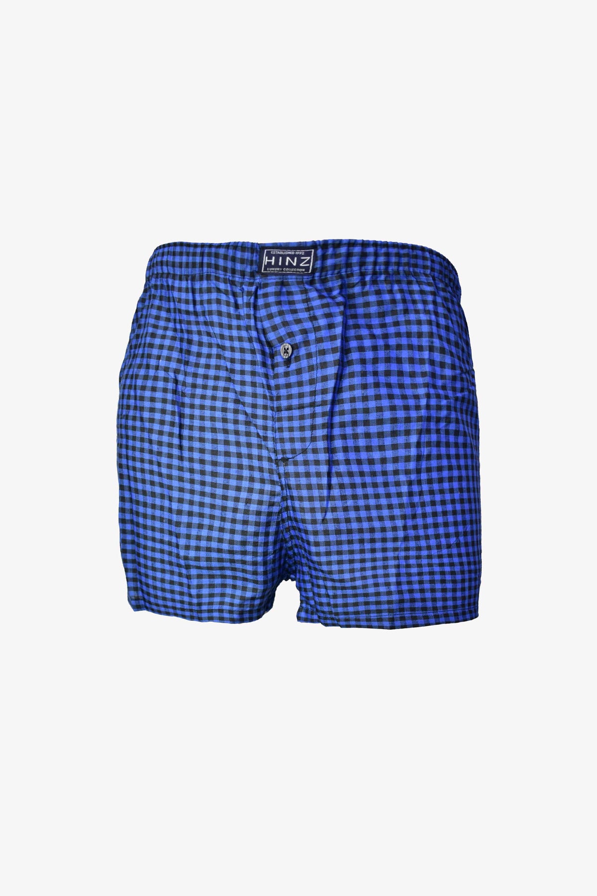 Cotton Boxer Shorts Check Design