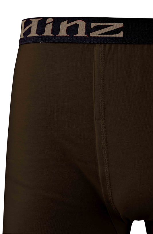 Men's Signature Cotton Boxer Shorts (Brown) 502