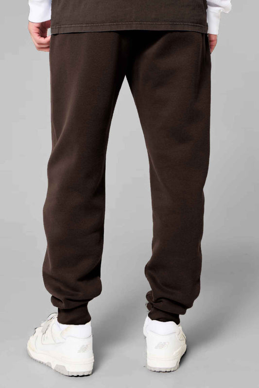 Premium Fleece joggers (Dark Brown)