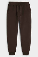 Premium Fleece joggers (Dark Brown)