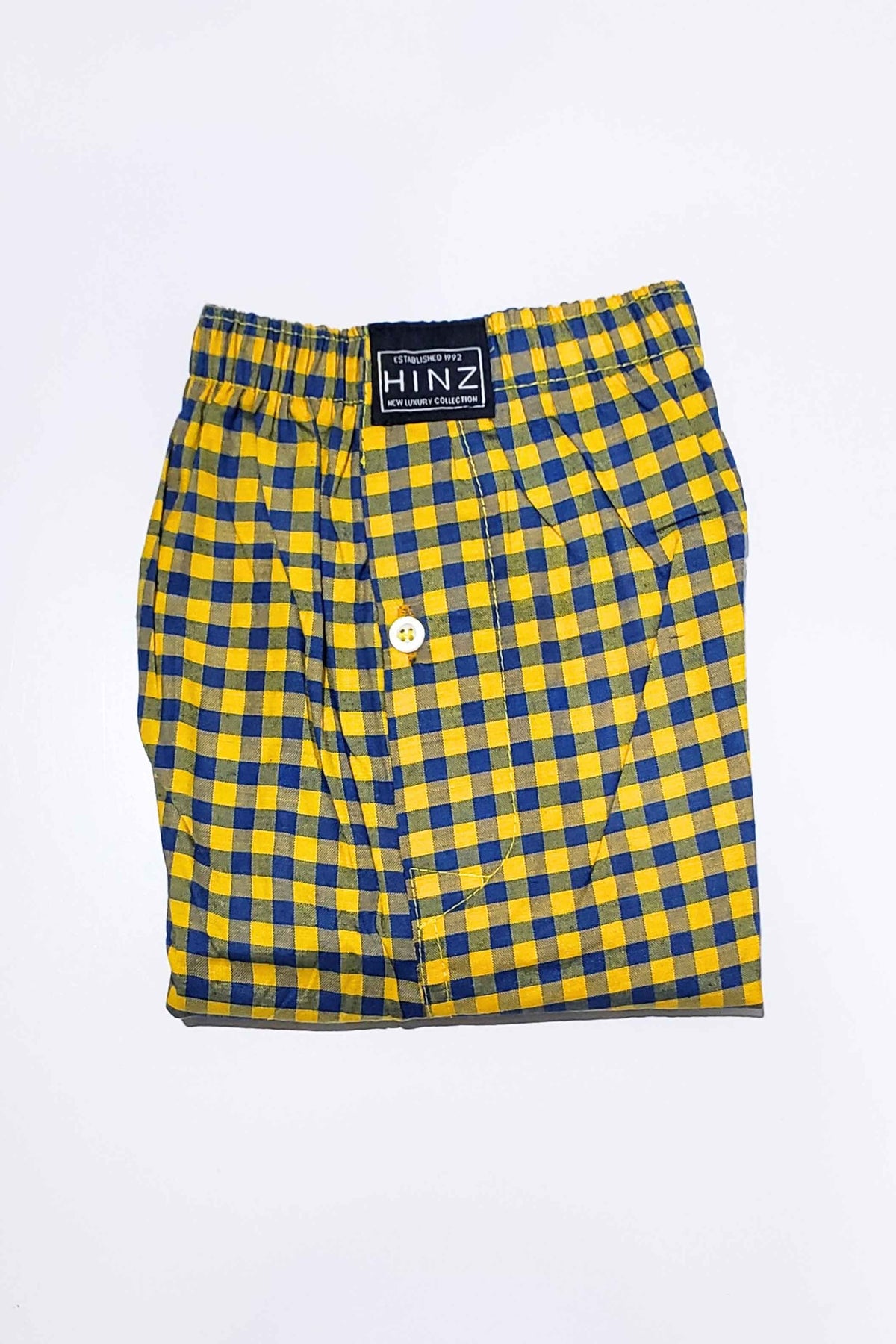 Cotton Boxer Shorts Check Design