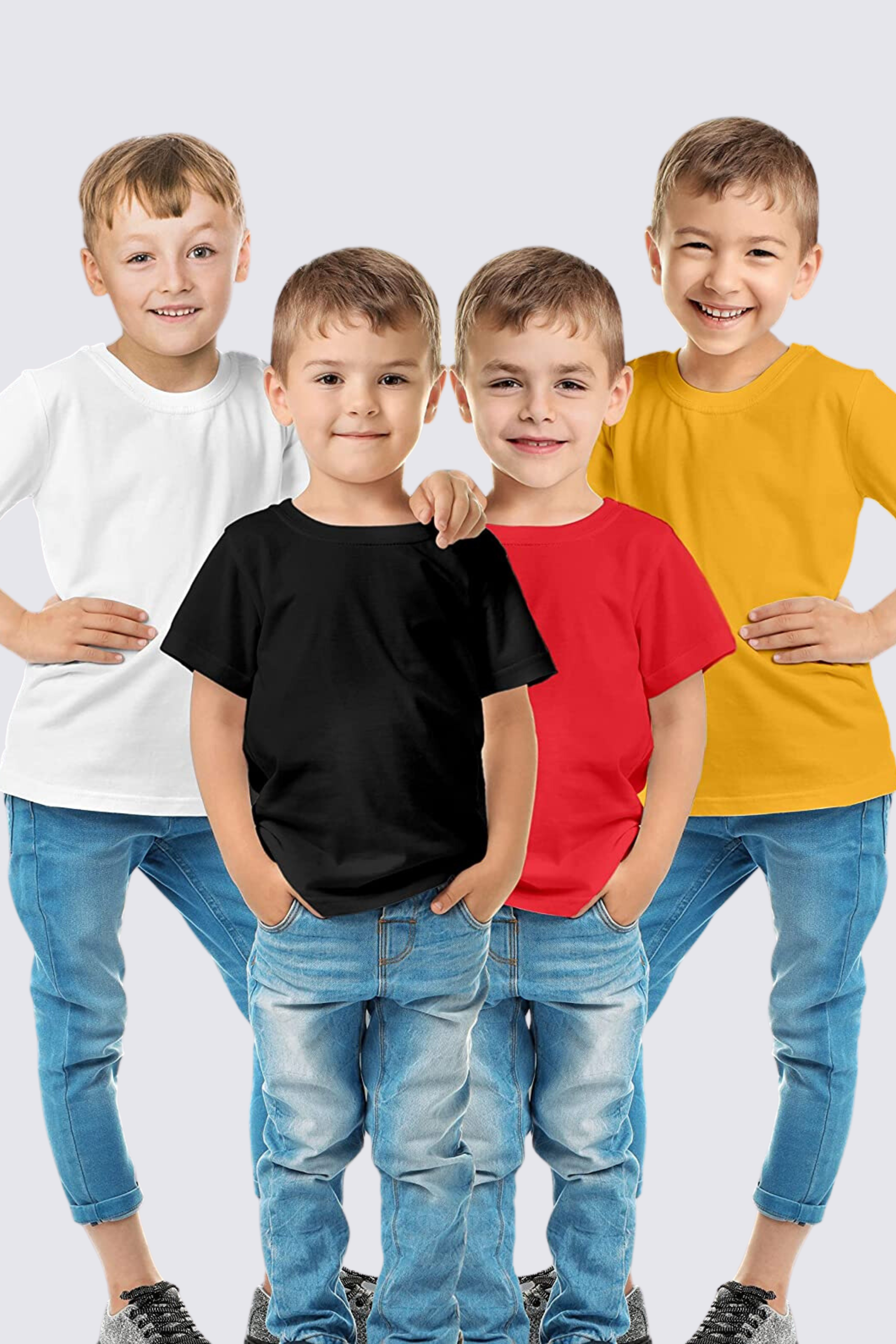 Kids Essentials Tops (Pack of 3) Half Sleeves