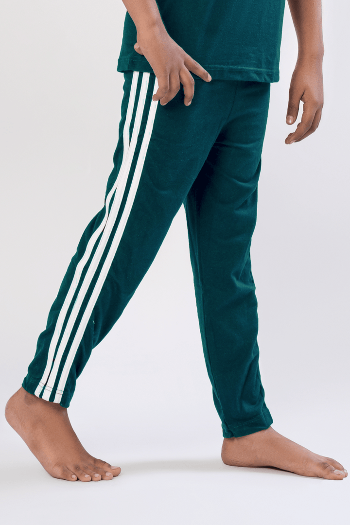 night suit for kids - Side Stripe Trouser - Hinz Knit