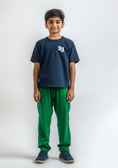 Boys T-shirt and Trouser (Blue shark)