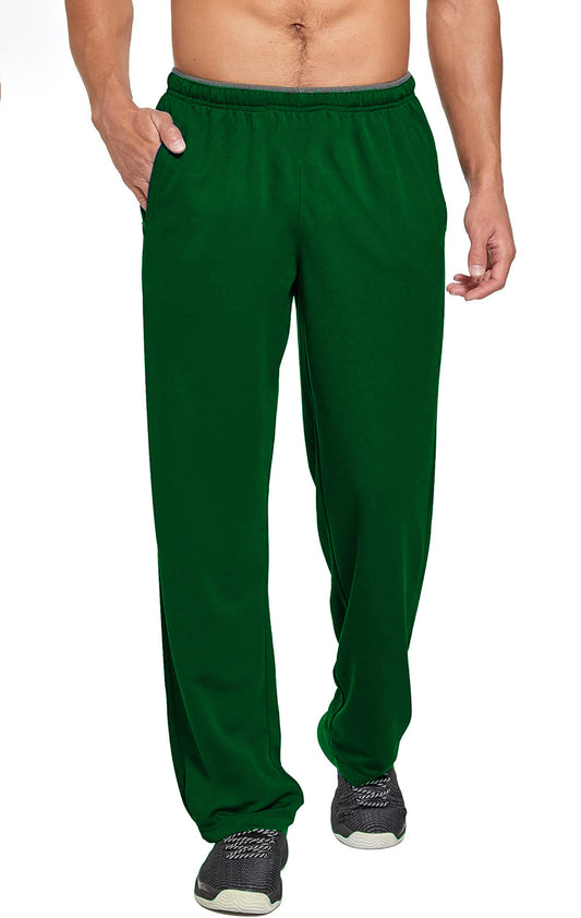 Men's Signature- Zipper Fleece Pants (Green)